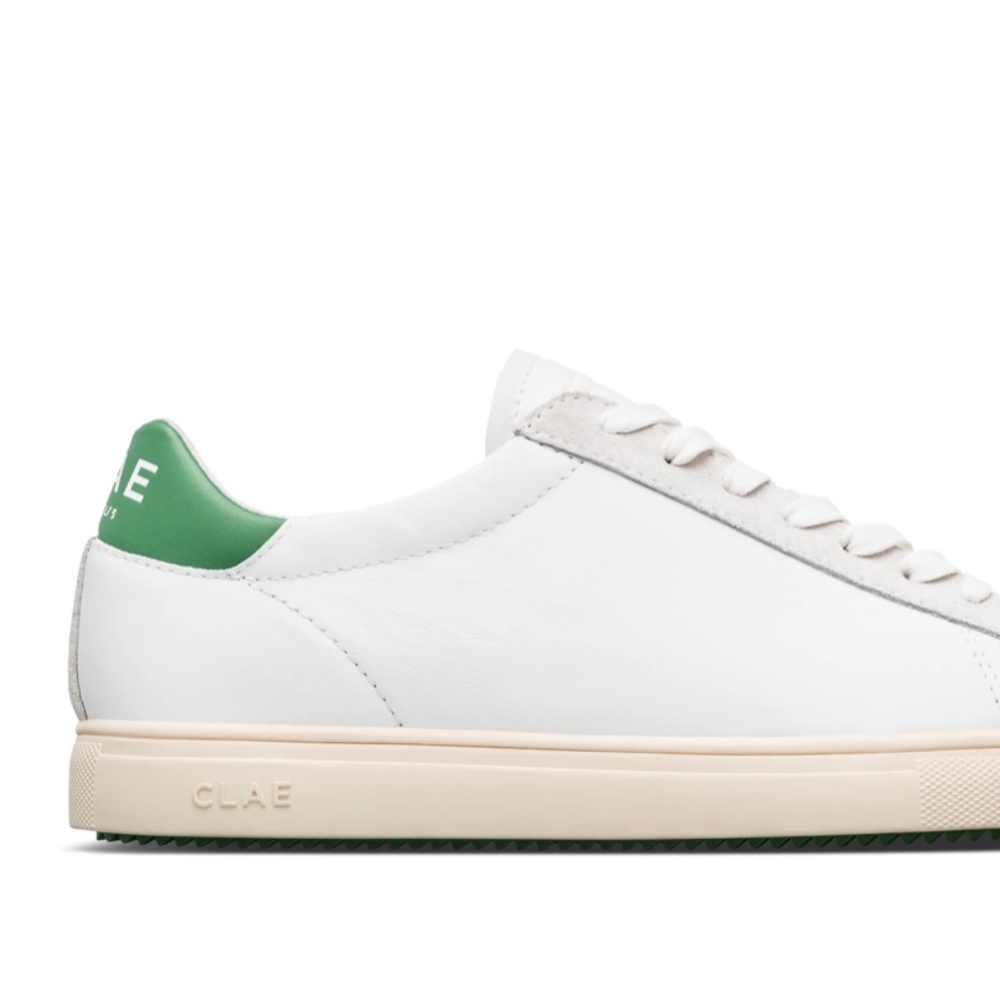 Clae Shoes - Bradley White Leather